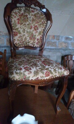 60131. Barokk székek 1db.